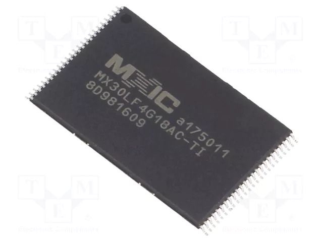 IC: FLASH memory; 4GbFLASH; 20ns; TSOP48; parallel MACRONIX INTERNATIONAL MX30LF4G18AC-TI