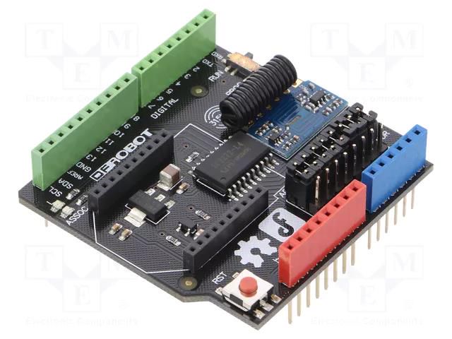 Module: RF; shield; Arduino,XBee; 9.6kbps; 0÷70°C; 315MHz DFROBOT DF-TEL0075
