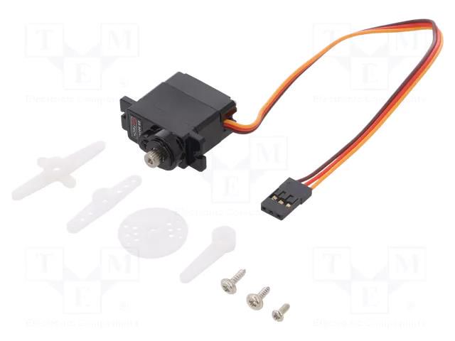 Motor: servo; 4.8÷6VDC; micro; analogue; 23x12x29mm; polyamide OKYSTAR OKY8041