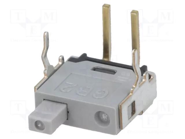 Switch: push-button; Pos: 2; DPDT; 0.01A/28VAC; 0.01A/28VDC; 500MΩ NKK SWITCHES GB215AH