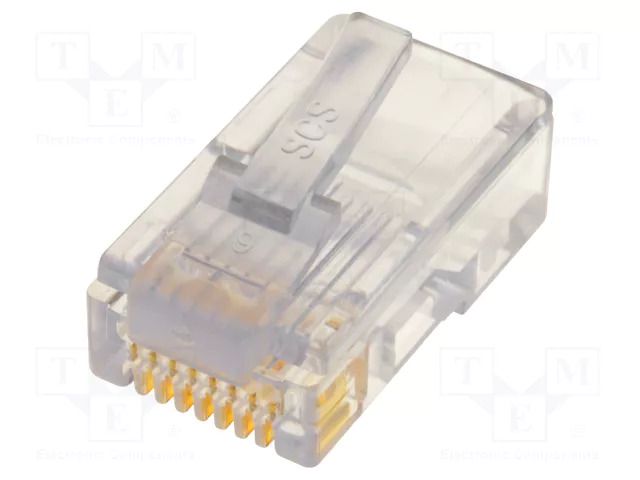 Connector: RJ45; plug; PIN: 8; Cat: 5; unshielded; 8p8c; for cable BEL FUSE 937-SP-3088R