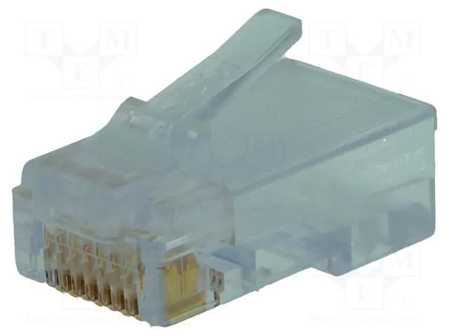 Connector: RJ45; plug; PIN: 8; 8p8c; for cable; IDC,crimped BEL FUSE 943-SP-370808M2