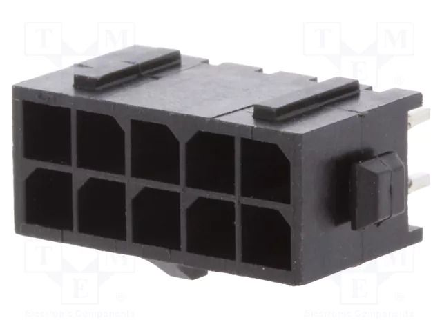 Connector: wire-board; socket; male; PIN: 10; Micro MATE-N-LOK TE Connectivity 4-794630-0