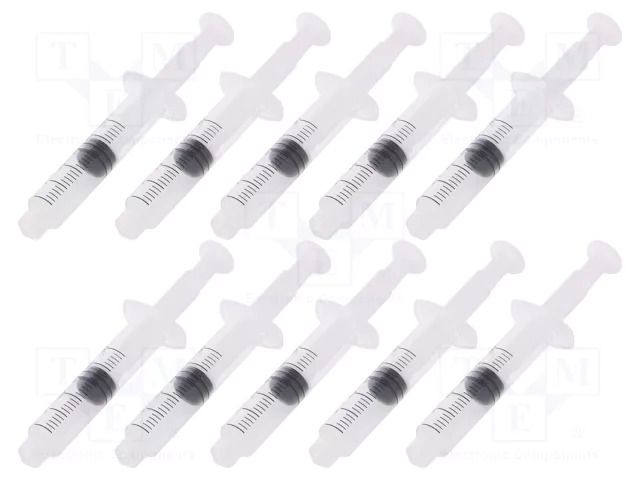 Syringe; 5ml; transparent; Luer Lock; polypropylene; 10pcs. FISNAR FIS-5CC-10PK