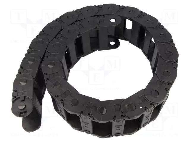 Cable chain; 2500; Bend.rad: 100mm; L: 1012mm; Int.height: 25mm IGUS 2500.05.100.0