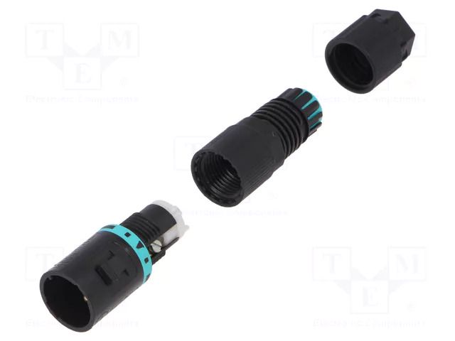 Connector: AC supply; screw terminal; male; TH381; 10A; 400V TECHNO THB.381.A2A