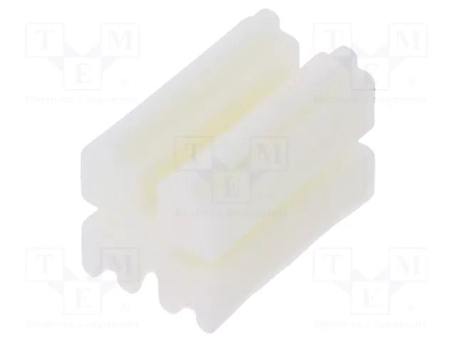 Spacer sleeve; LED; ØLED: 3mm; L: 8mm; natural; UL94V-0; polyamide DREMEC DR8GE04V80266