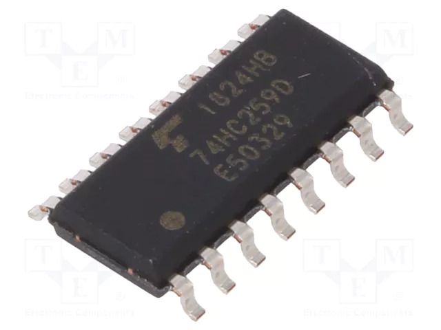 IC: digital; latch; Ch: 8; 2÷6VDC; SMD; SO16; HC; -40÷125°C; tube TOSHIBA 74HC259DBJ