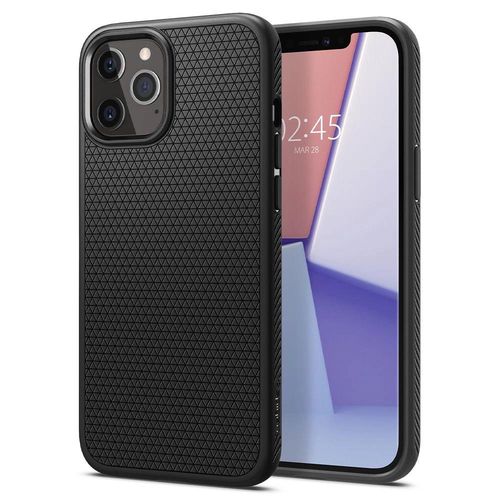 Spigen Liquid Air Case for iPhone 12 / iPhone 12 Pro - Matte Black, Spigen 8809710756496 8809710756496