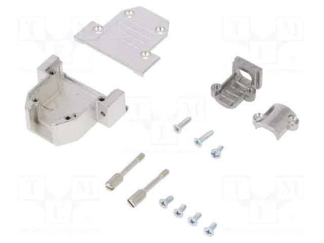 Enclosure for connectors: D-Sub; D-Sub HD 26pin; straight ENCITECH DTMP15-PCC65-K