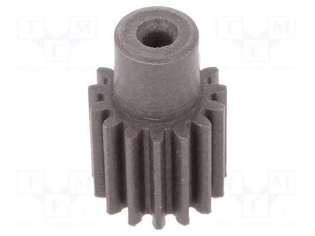 Spur gear; whell width: 25mm; Ø: 17mm; Number of teeth: 15; ZCL ELESA+GANTER ZCL-1.0-15