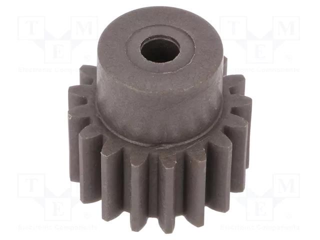 Spur gear; whell width: 35mm; Ø: 30mm; Number of teeth: 13; ZCL ELESA+GANTER ZCL-2.0-13