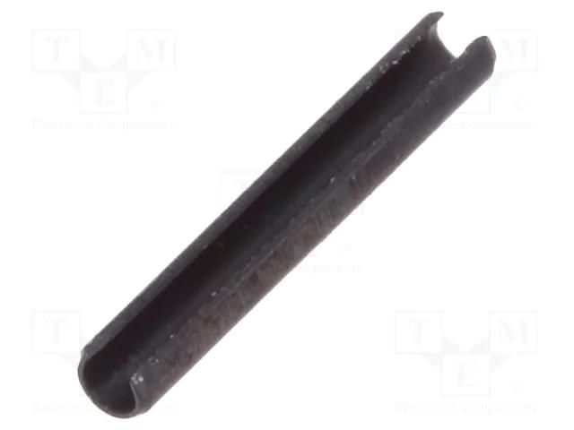 Springy stud; hardened steel; BN 876; Ø: 1mm; L: 8mm; DIN 1481 BOSSARD B1X8/BN876