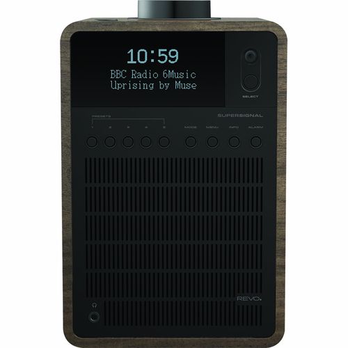 SuperSignal DAB+ / FM / Bluetooth Combo Radio Walnut-Black 641149 5060136411496