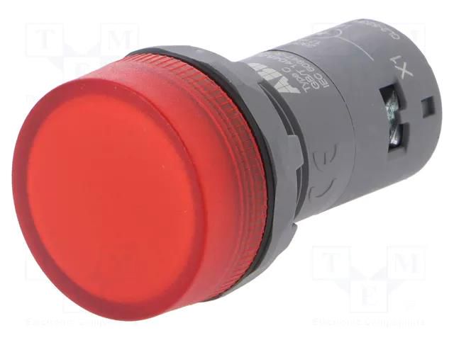 Control lamp; 22mm; CL2; -25÷70°C; Illumin: LED; Ø22mm; 230VAC; red ABB CL2-523R