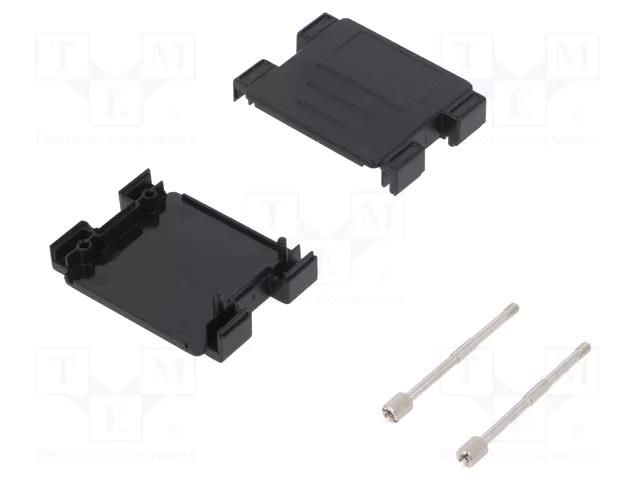 Enclosure for connectors: D-Sub adapters; straight ENCITECH DPAK-P-25-K