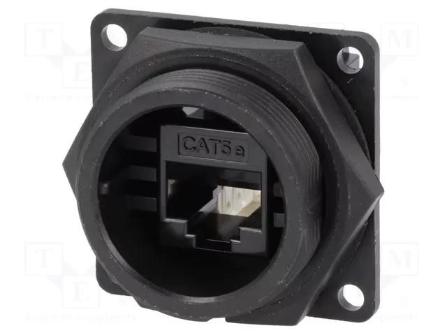 Connector: RJ45; socket; DC; PIN: 8; Cat: 5e; 8p8c; IP67,IP68; IDC SWITCHCRAFT DCP-RJ5T-RD