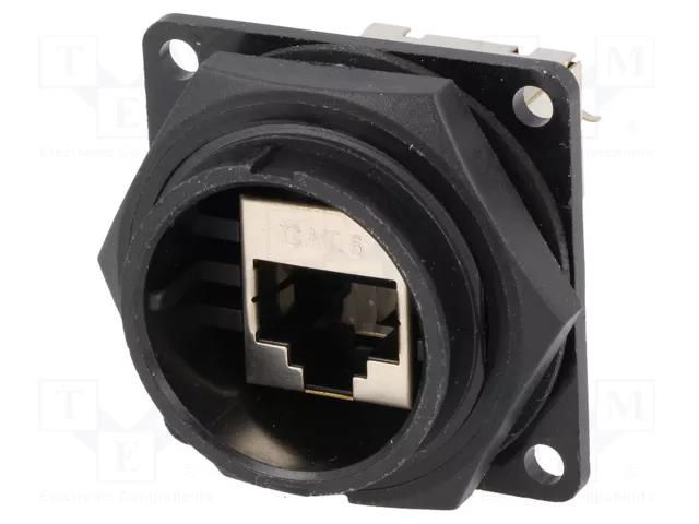 Connector: RJ45; socket; DC; PIN: 8; Cat: 6; shielded; 8p8c; IP67,IP68 SWITCHCRAFT DCP-RJ6SB-RD