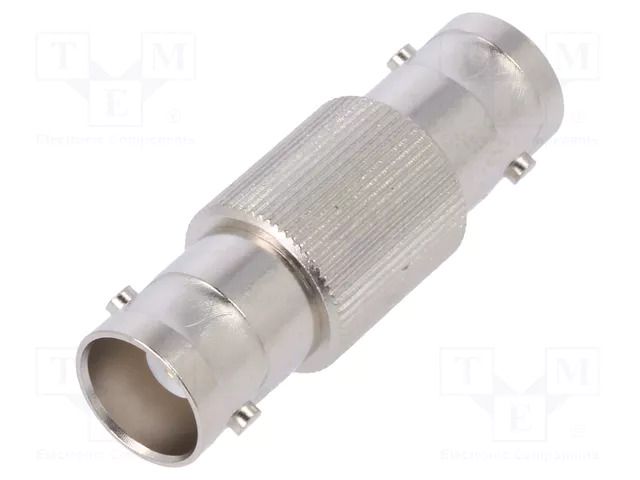 Coupler; socket; BNC socket,both sides; straight; 50Ω; PTFE TELEGÄRTNER J01004A0618