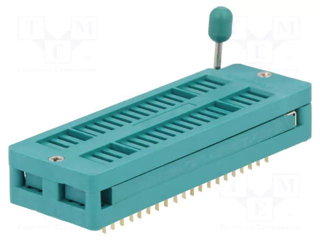 Socket: integrated circuits; ZIF; DIP40; 7.62/15.24mm; THT; 50VDC CONNFLY DS1043-400G