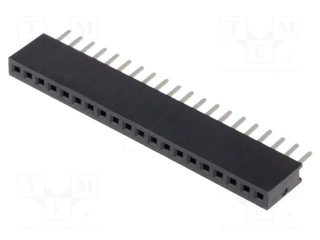 Connector: pin strips; socket; female; PIN: 20; straight; 1A; THT CONNFLY DS1065-01-1X20S8BV