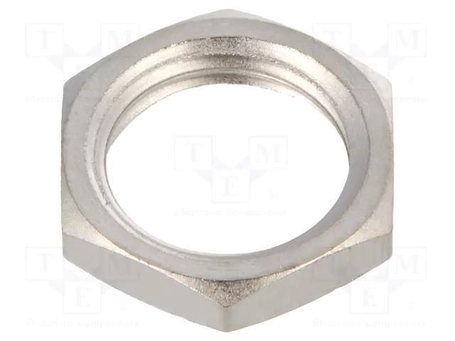 Nut; silver; Thread: UNS1/4"-40 C&K 700201201