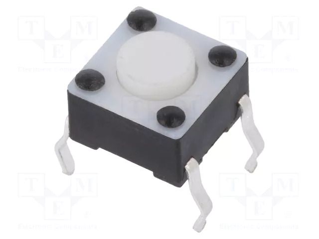 Microswitch TACT; SPST-NO; Pos: 2; 0.05A/24VDC; THT; none; OFF-(ON) TE Connectivity 1825910-2