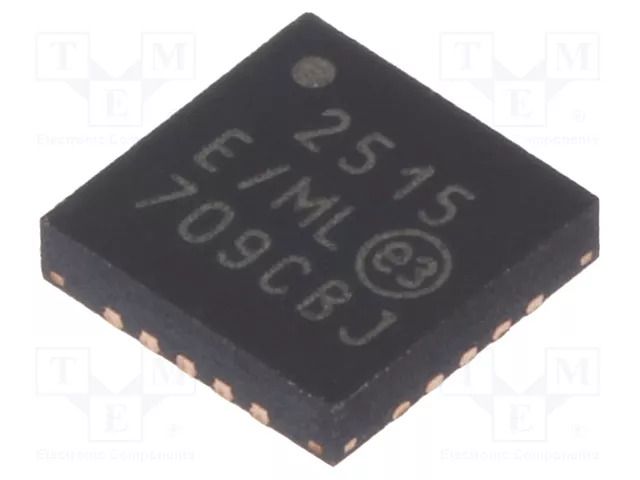 IC: CAN controller; 1Mbps; 2.7÷5.5VDC; QFN20; -40÷125°C; tube MICROCHIP TECHNOLOGY MCP2515-E/ML