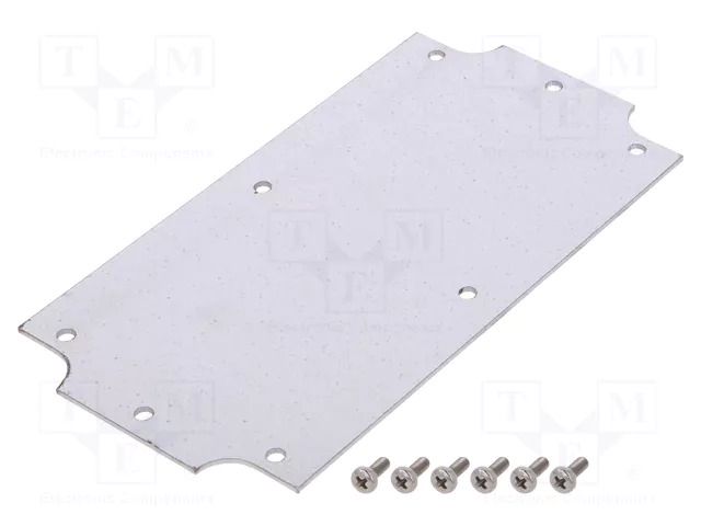 Mounting plate; steel; W: 76mm; L: 147mm; 1554PB HAMMOND HM-1554JPL