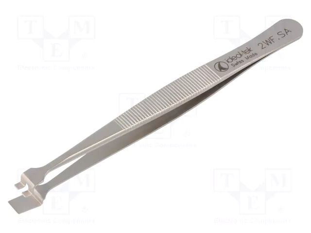 Tweezers; 120mm; Tipwidth: 6.5mm; Bit len: 9mm IDEAL-TEK IDL-2WF.SA