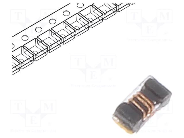 Inductor: wire; SMD; 0402; 180nH; 600mA; 280mΩ; ±10%; -40÷85°C FASTRON 0402F-R18K-08