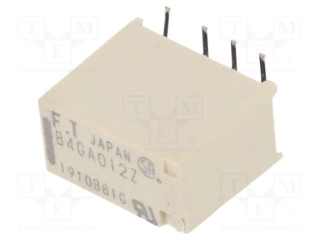 Relay: electromagnetic; DPDT; Ucoil: 12VDC; 2A; 0.3A/125VAC; FTR-B4 FCL Components FTR-B4GA012Z