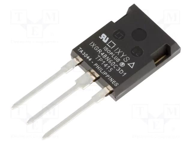 Transistor: IGBT; GenX3™; 600V; 26A; 125W; ISOPLUS247™ IXYS IXGR48N60C3D1