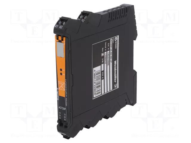 Converter: temperature; for DIN rail mounting; 12.5x117.2x114mm WEIDMÜLLER 1453210000