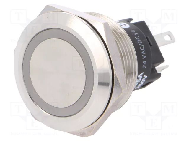 Switch: vandal resistant; Pos: 2; SPDT; 3A/240VAC; 3A/240VDC; 24V EAO 82-6151.1144