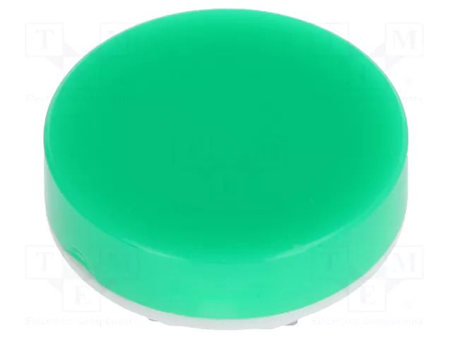 Cap; Ø19x9mm; green-white; LB Panel Seal NKK SWITCHES AT4054FJ