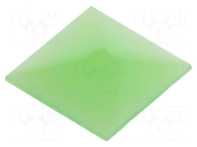 Cap; 10.35x10.35x0.5mm; green; UB; UB NKK SWITCHES AT4075F
