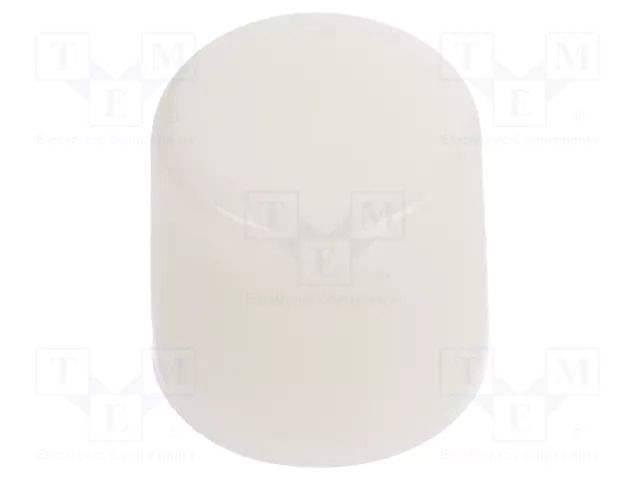 Cap; Illumin: none; Ø8x7.6mm; white; MB; MB NKK SWITCHES AT443B