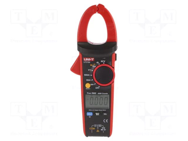Meter: multifunction; digital,pincers type; LCD; (6000); True RMS UNI-T UT216A