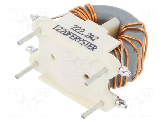 Inductor: wire; THT; 2.2A; 32mΩ; -20÷50%; DTS-20; vertical; 230VAC FERYSTER DTS-20/2.2/2.2-BV