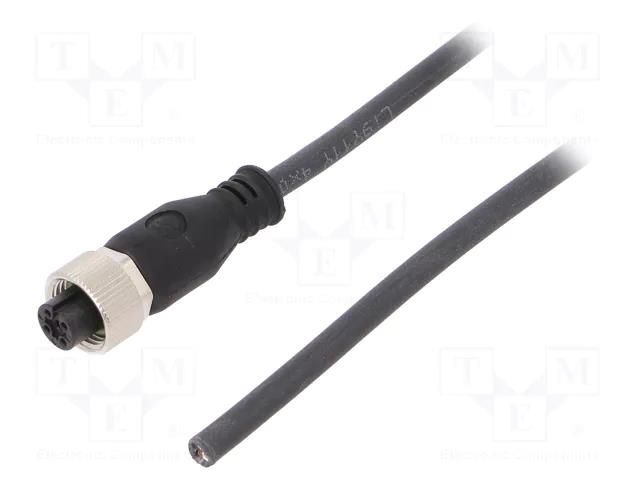 Cable: for sensors/automation; M12; PIN: 4; straight; 3m; plug; 4A WEIDMÜLLER 9457730300