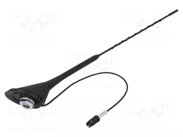 Antenna; 0.4m; Alfa Romeo,Fiat; with amplifier; 0.3m 4CARMEDIA ANT.48