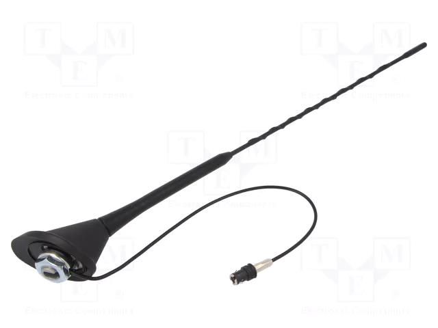 Antenna; car top; 0.4m; AM,FM; Audi; with amplifier; 0.3m 4CARMEDIA ANT.54