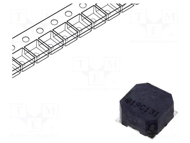 Sound transducer: electromagnetic signaller; SMD; 2.7kHz; 100mA Cre-sound Electronics LET8540CS-3.6L