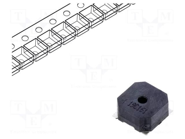 Sound transducer: electromagnetic signaller; SMD; 2.7kHz; 100mA Cre-sound Electronics LET8540DS-3.6L