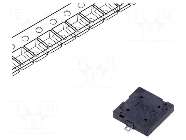 Sound transducer: piezo signaller; without built-in generator Cre-sound Electronics LPT1325S-HL-05-4.1