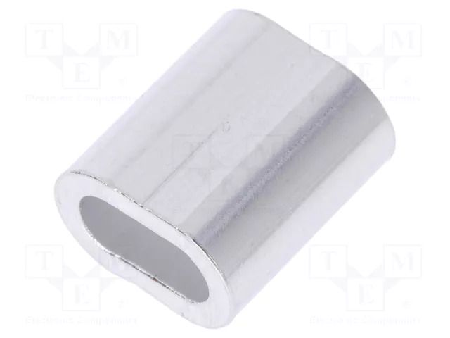 Ferrule; aluminium; for rope; Ørope: 4mm; L: 14mm DROMET D-ZLA.4