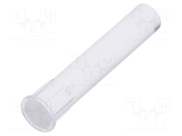 Fiber for LED; Ø5mm; L: 21mm; round; Front: flat; straight; UL94V-2 FIX&FASTEN FIX-LEM-97