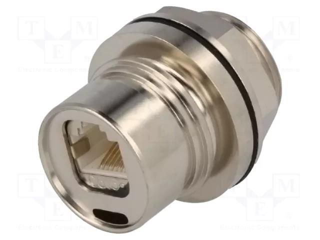 Connector: RJ45; coupler; shielded; push-pull; Buccaneer 6000 BULGIN PXM6033TP