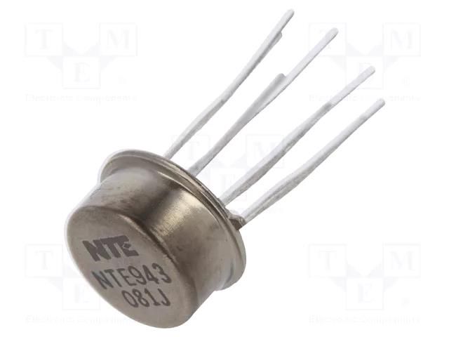 IC: comparator; low-power; Cmp: 2; 1.3us; 2÷36V; THT; TO5; 150nA NTE Electronics NTE943